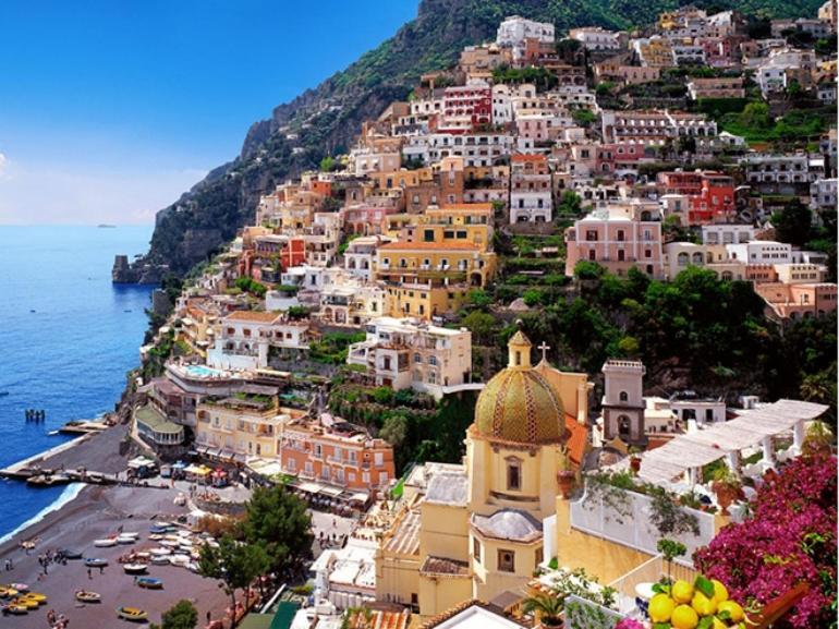 Appartamento Blue Line House Positano Esterno foto